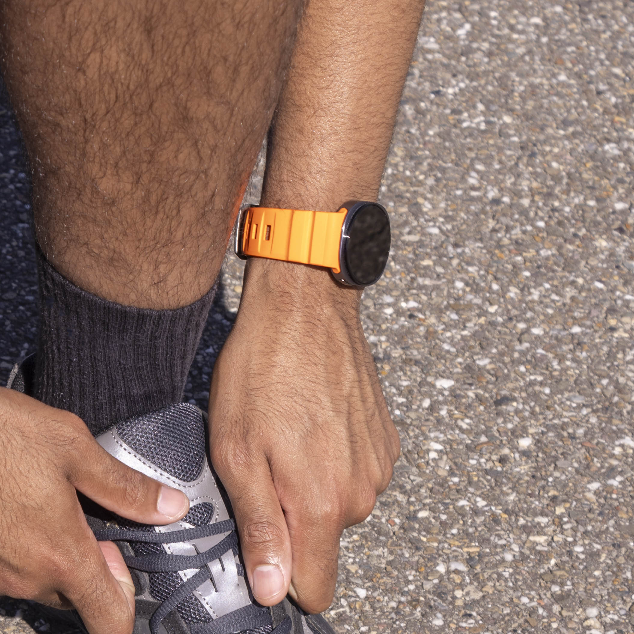 Samsung Galaxy Watch 8 Classic Extreme Silikon Armband (Orange)