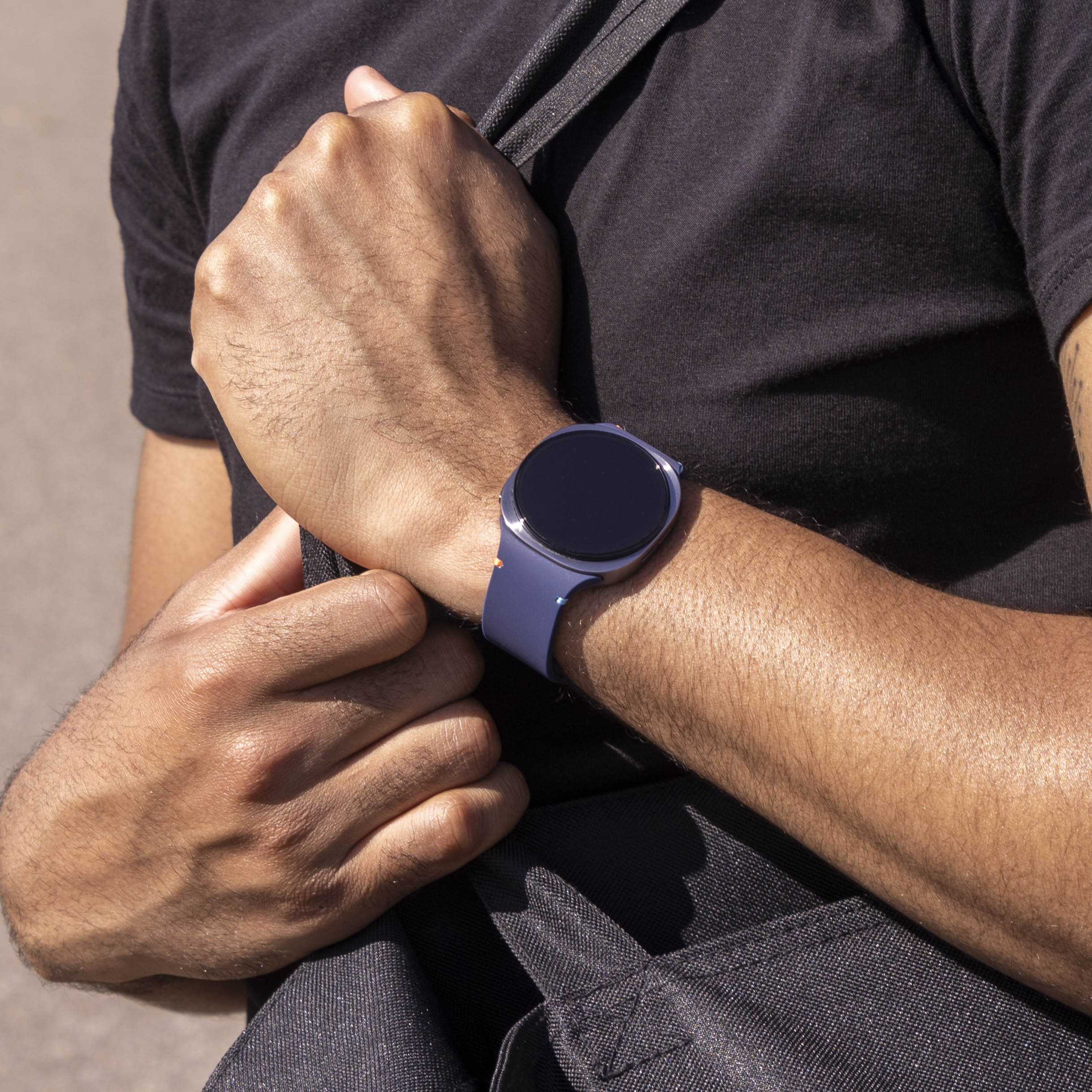 Samsung Galaxy Watch 8 Classic Silikonarmband (Dunkelblau)