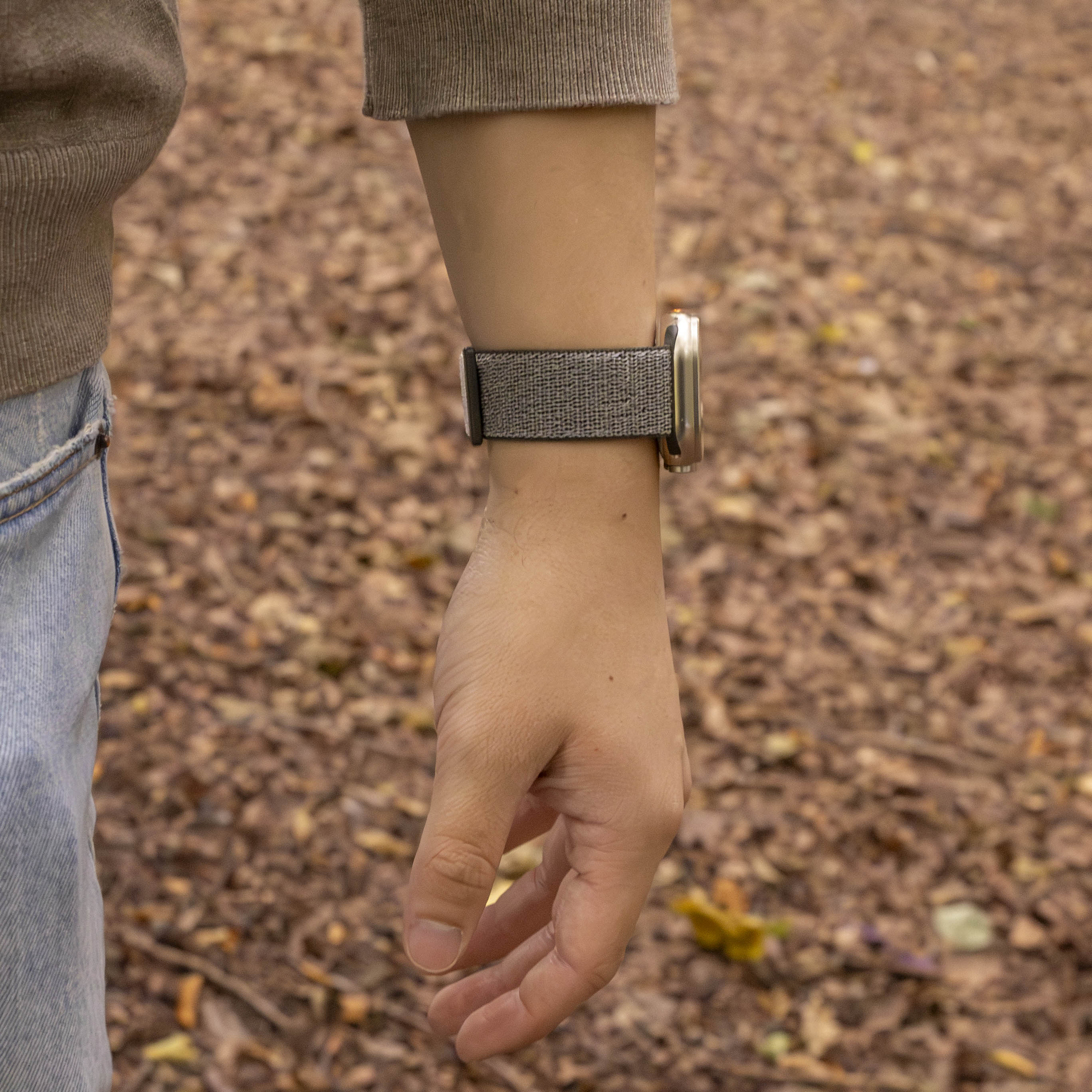 Correa nylon Apple Watch (verde)