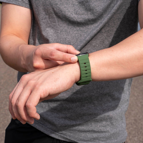 Correa silicona Outdoor Samsung Galaxy Watch 8 - 40mm (verde militar)