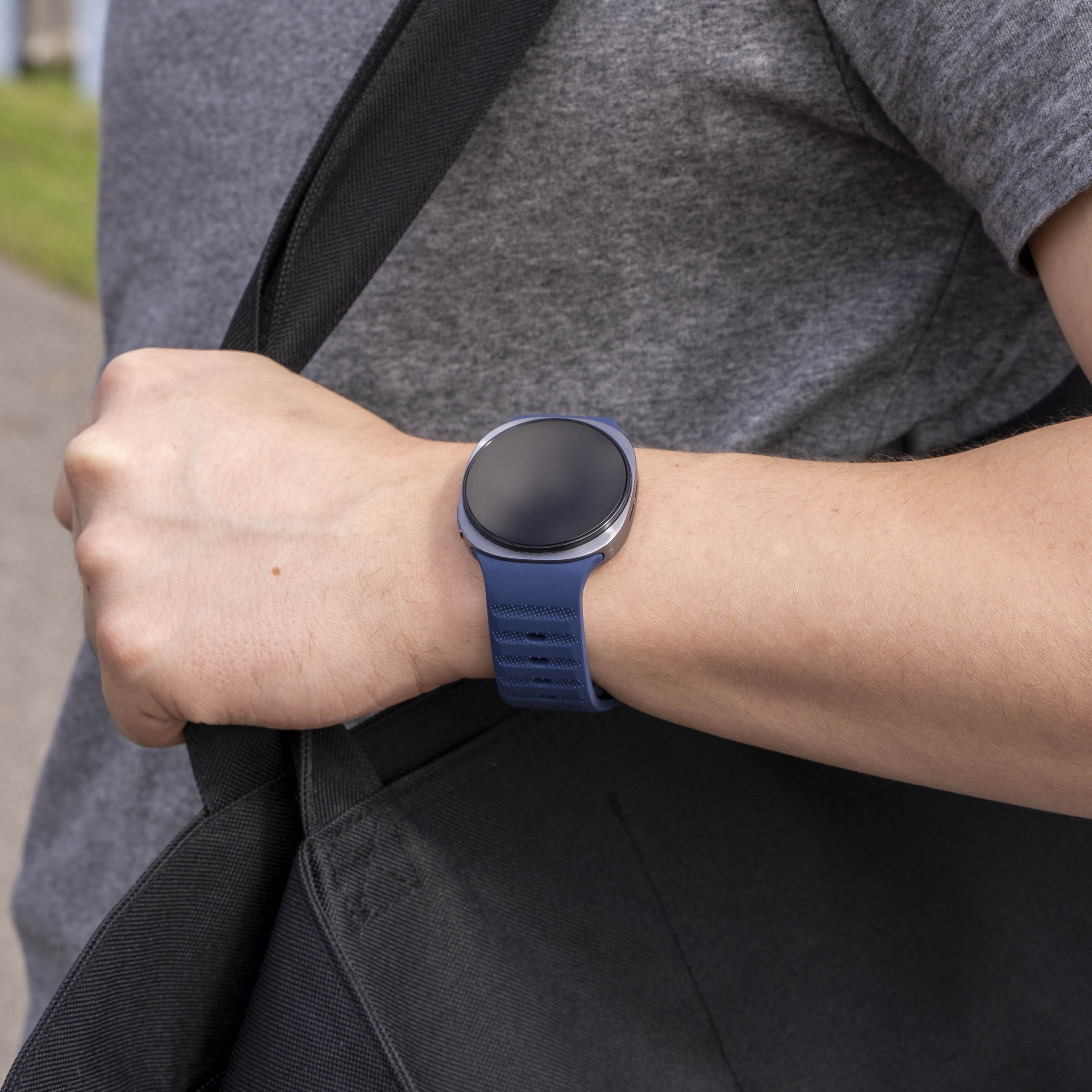 Samsung Galaxy Watch 8 Classic Outdoor Silikon Armband (Dunkel Blau)