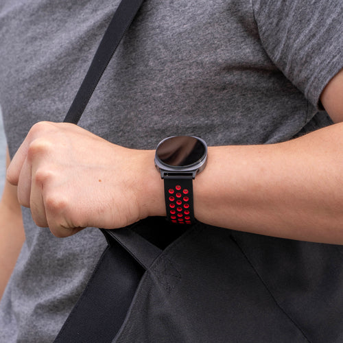 Samsung Galaxy Watch 8 - 40mm Sport Strap (Black/Red)
