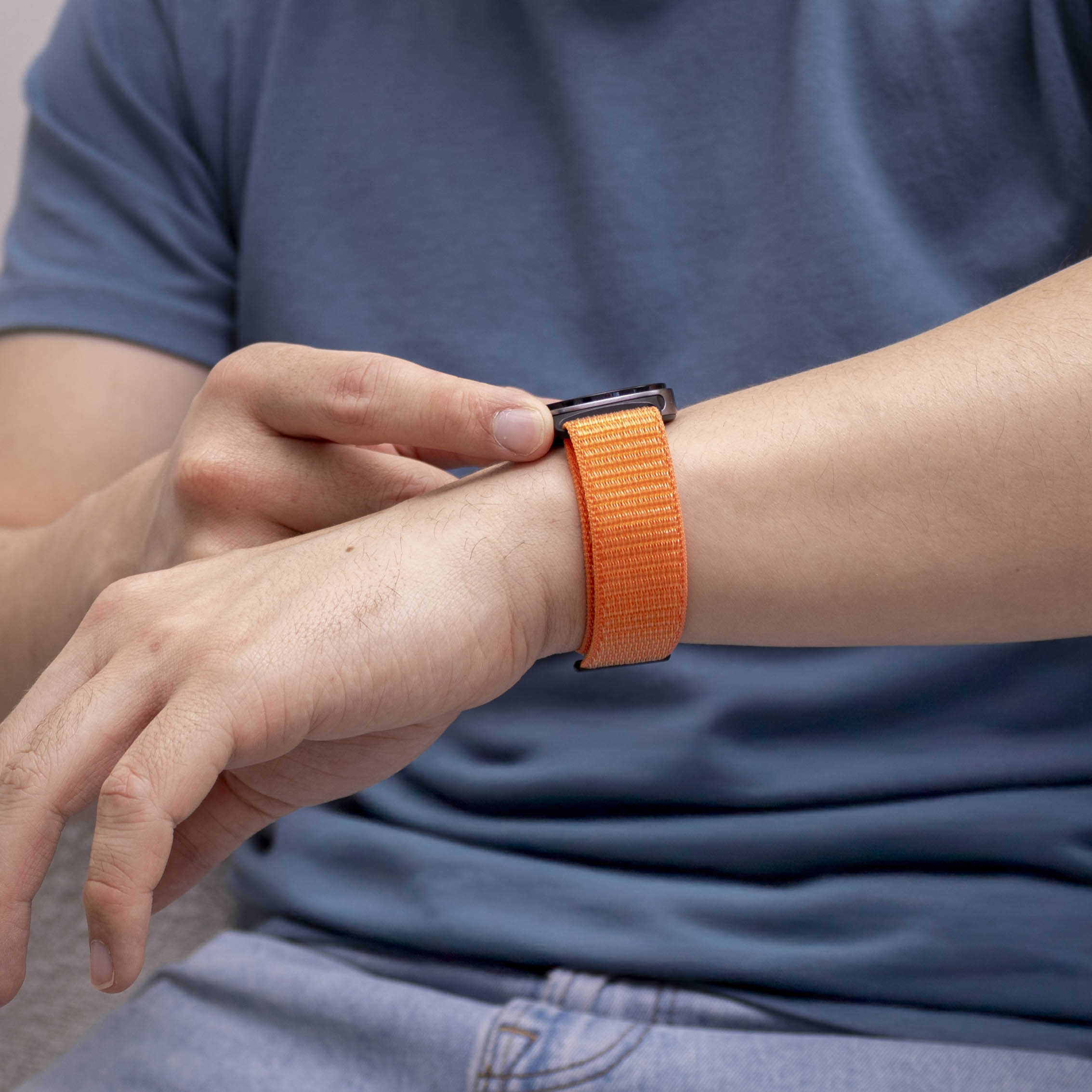 Samsung Galaxy Watch 8 Classic Nylon Armband (Orange)