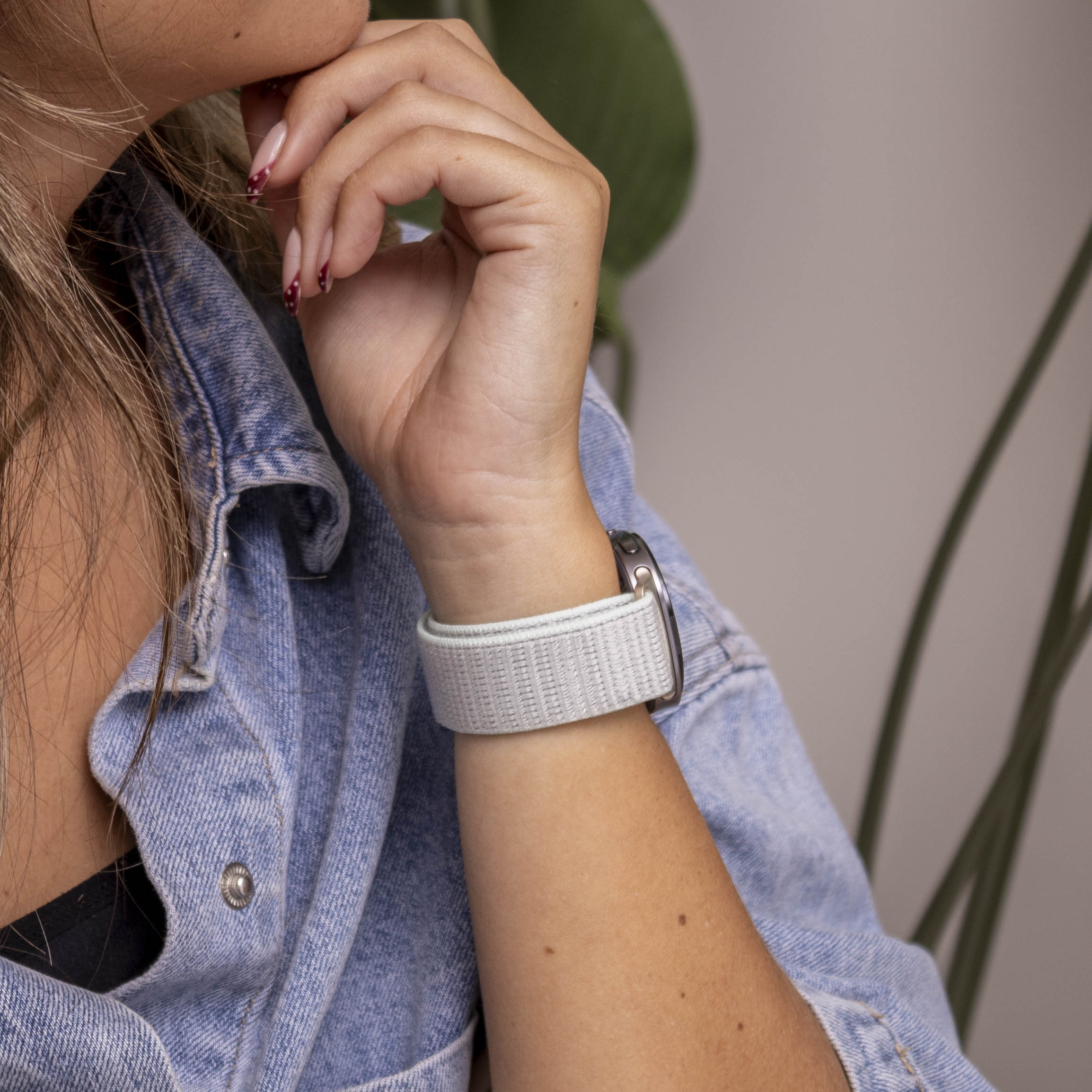 Samsung Galaxy Watch 8 - 40mm Nylonarmband (Hell Türkis Blau)