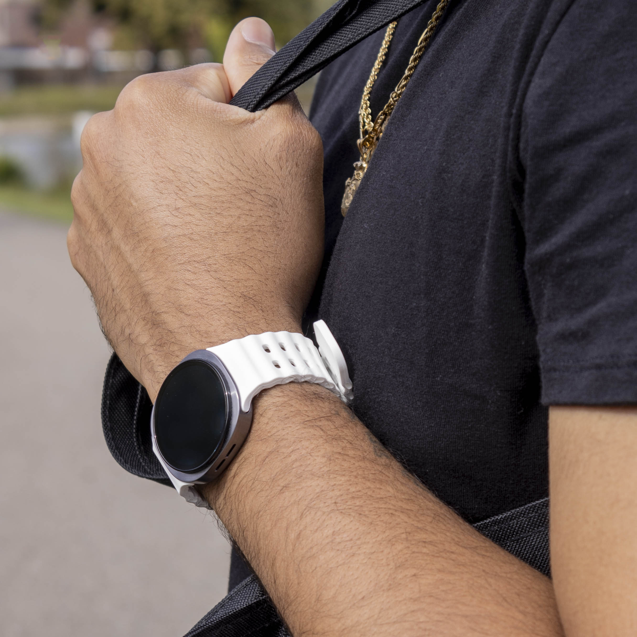 Samsung Galaxy Watch 8 Classic Ocean Armband ( Weiß)