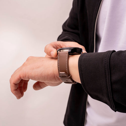 CMF Watch Pro 2 'One Push' Leather Strap (Dark Brown)