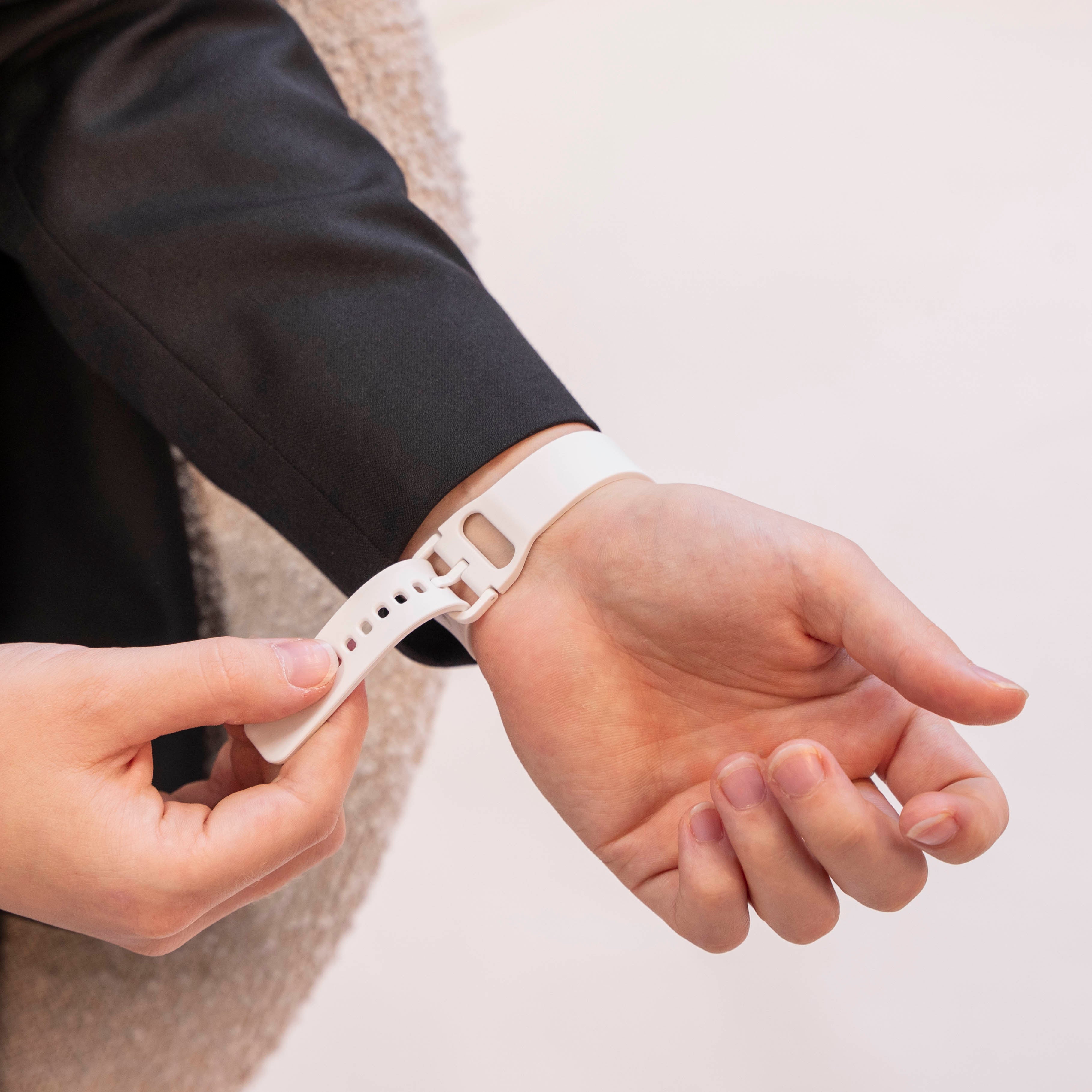 Samsung Galaxy Fit 3 Silikonarmband (Weiß)