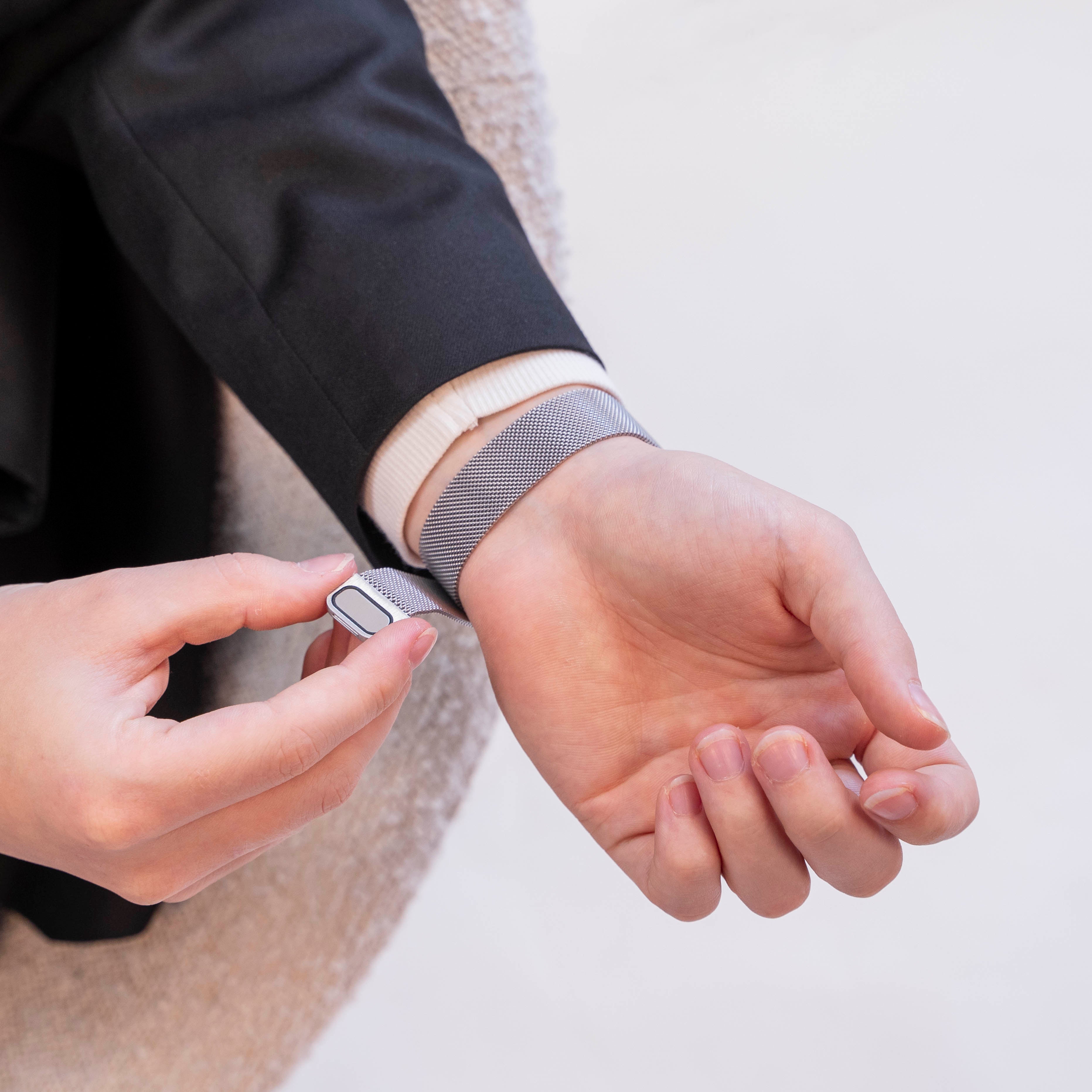 Samsung Galaxy Fit 3 Milanese Armband (Silber)