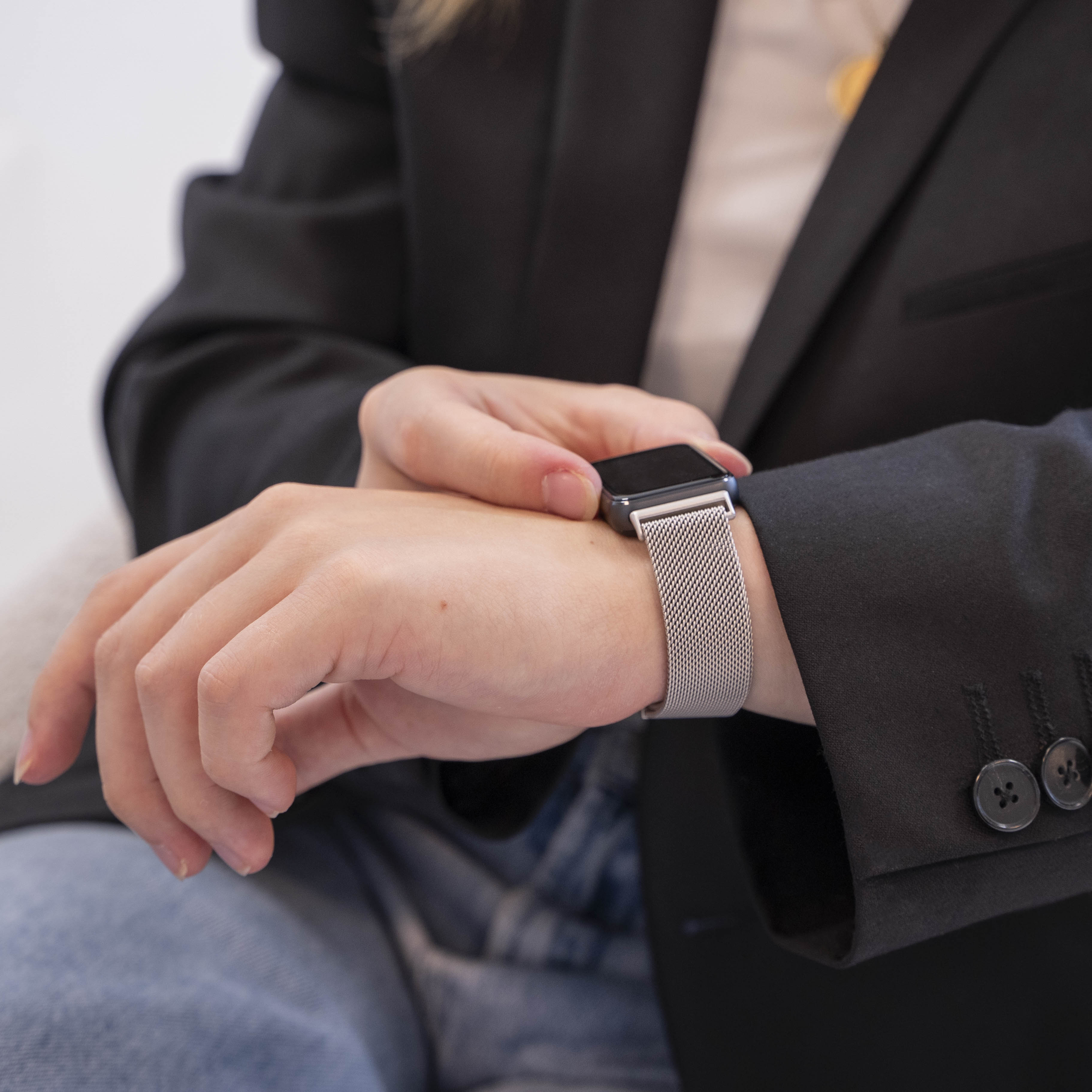 Samsung Galaxy Fit 3 Milanese Armband (Polarstern)