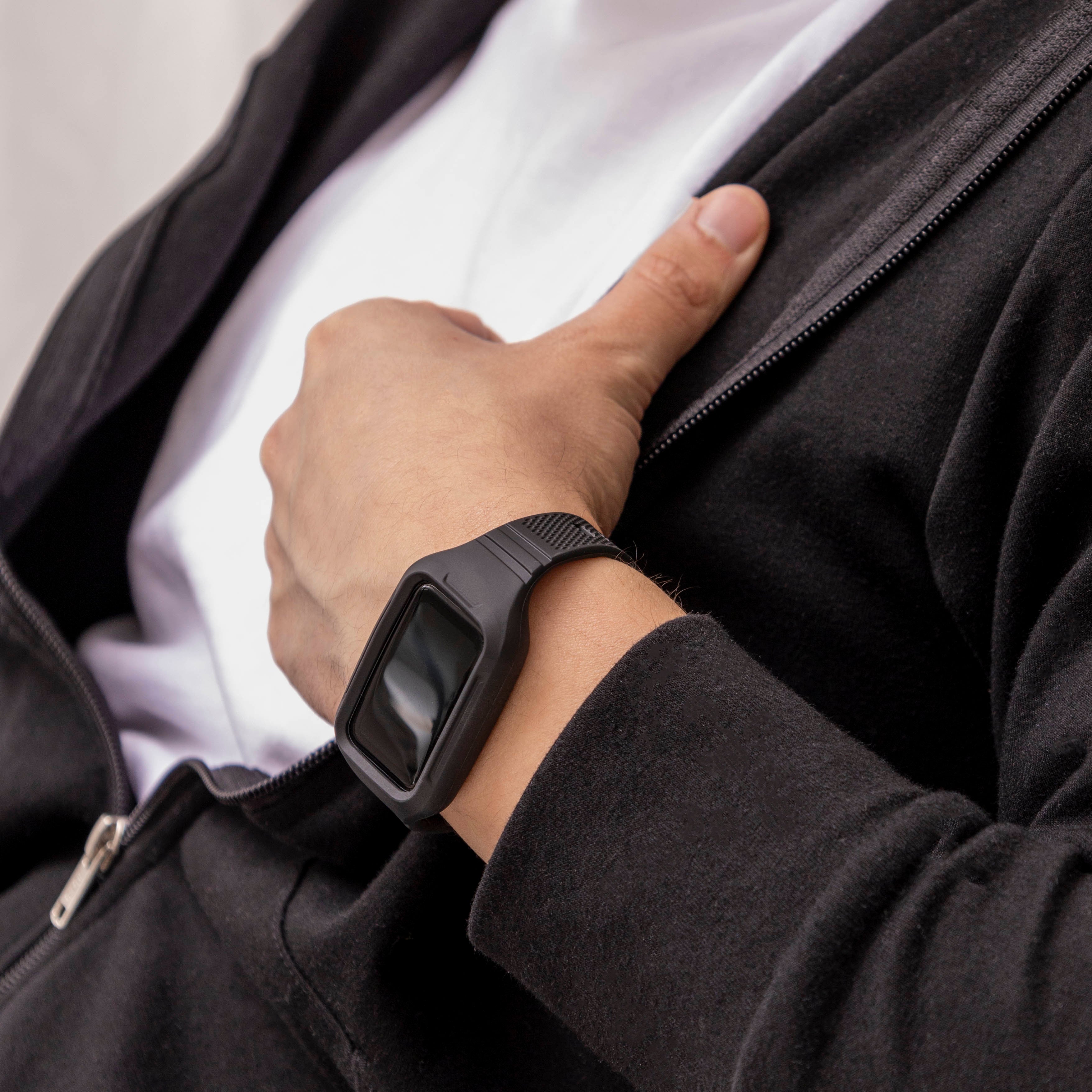 Huawei Band 10 TPU Stap with Frame (Black)