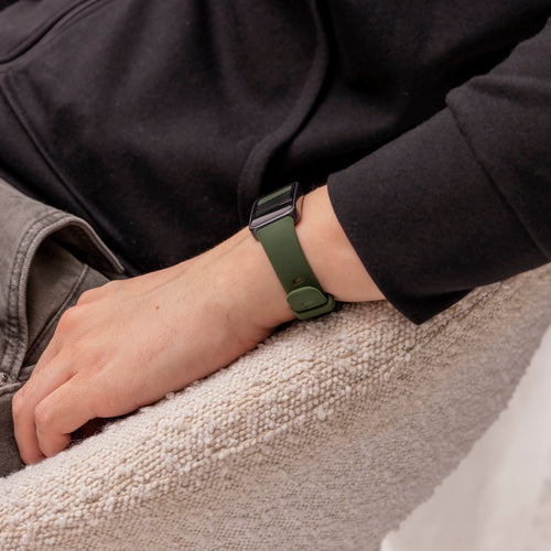 Huawei Band 9 Silicone Classic Strap (Dark Green)