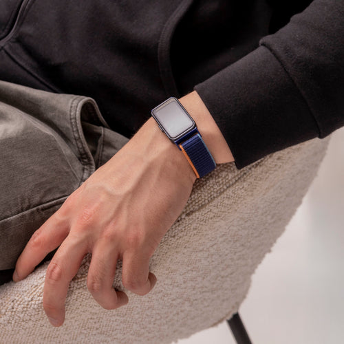 Correa nylon Huawei Band 10 (azul oscuro)