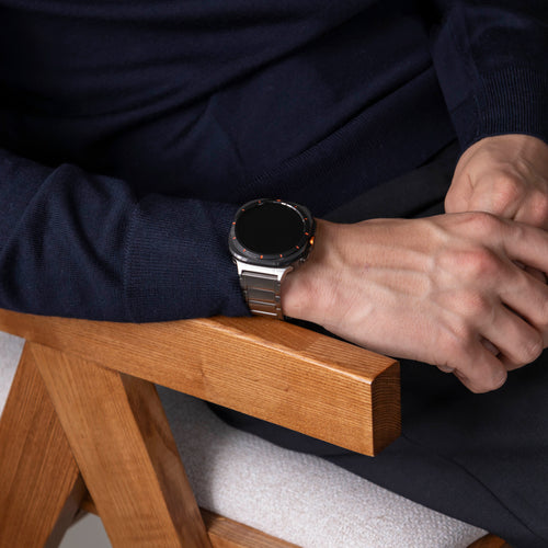 Samsung Galaxy Watch Ultra titanium band (zilver)