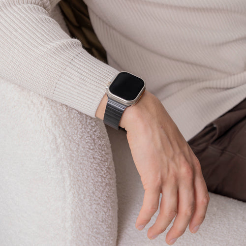 Apple Watch Metallarmband (Schwarz)