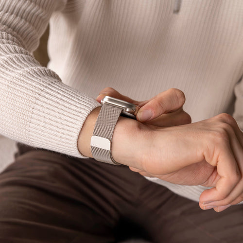 Apple Watch Strap Milanese (Starlight)