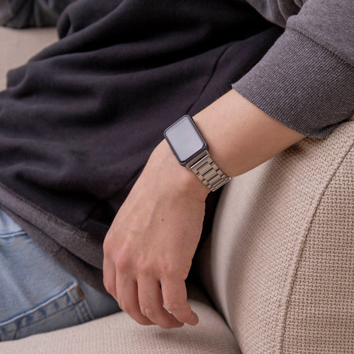 Bracelet acier Samsung Galaxy Fit 3 (argent)