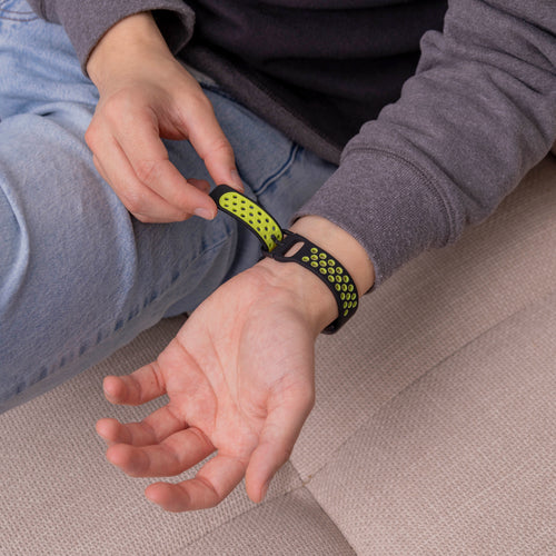 Correa deportiva Samsung Galaxy Fit 3 (negra/lime)