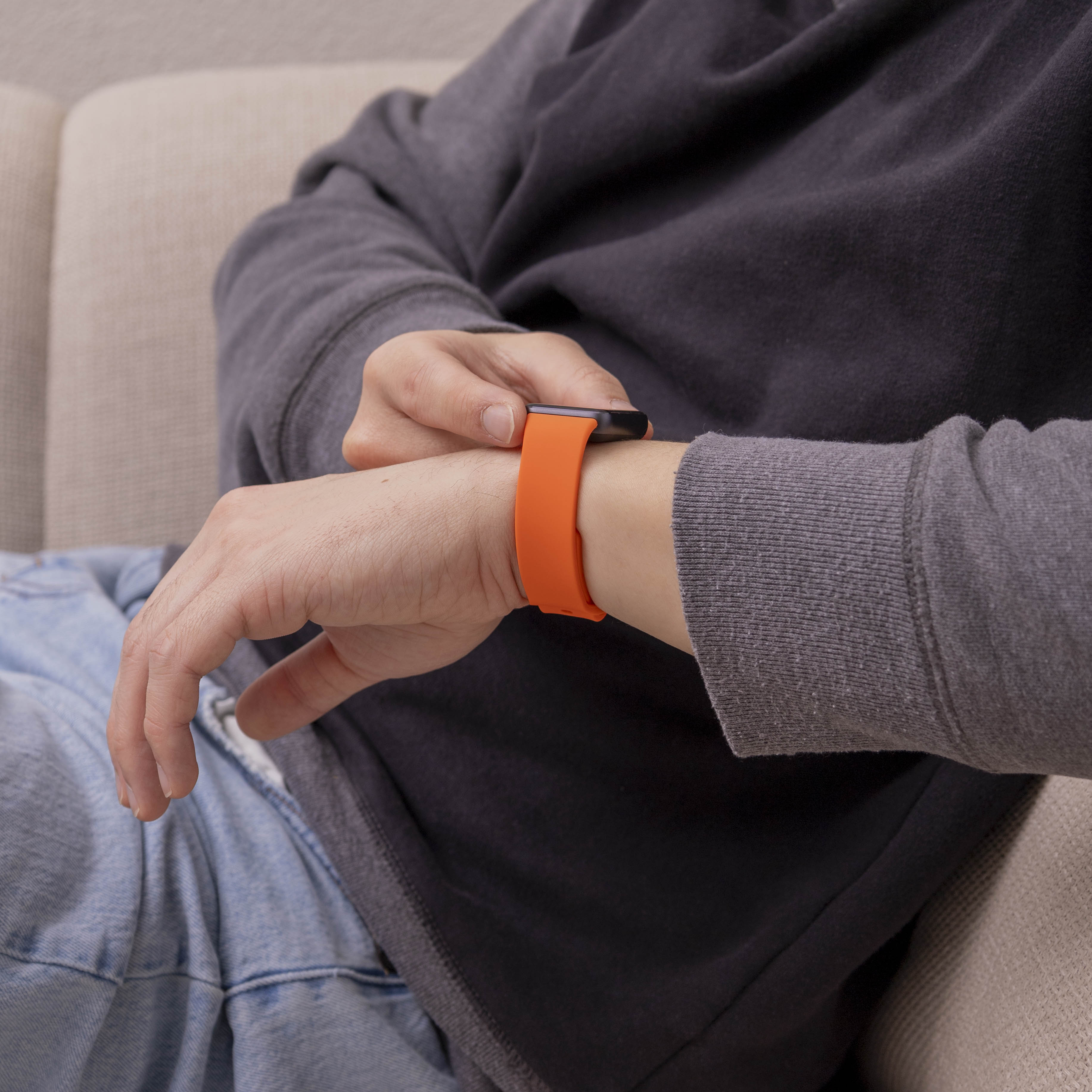 Samsung Galaxy Fit 3 Silikonarmband (Orange)