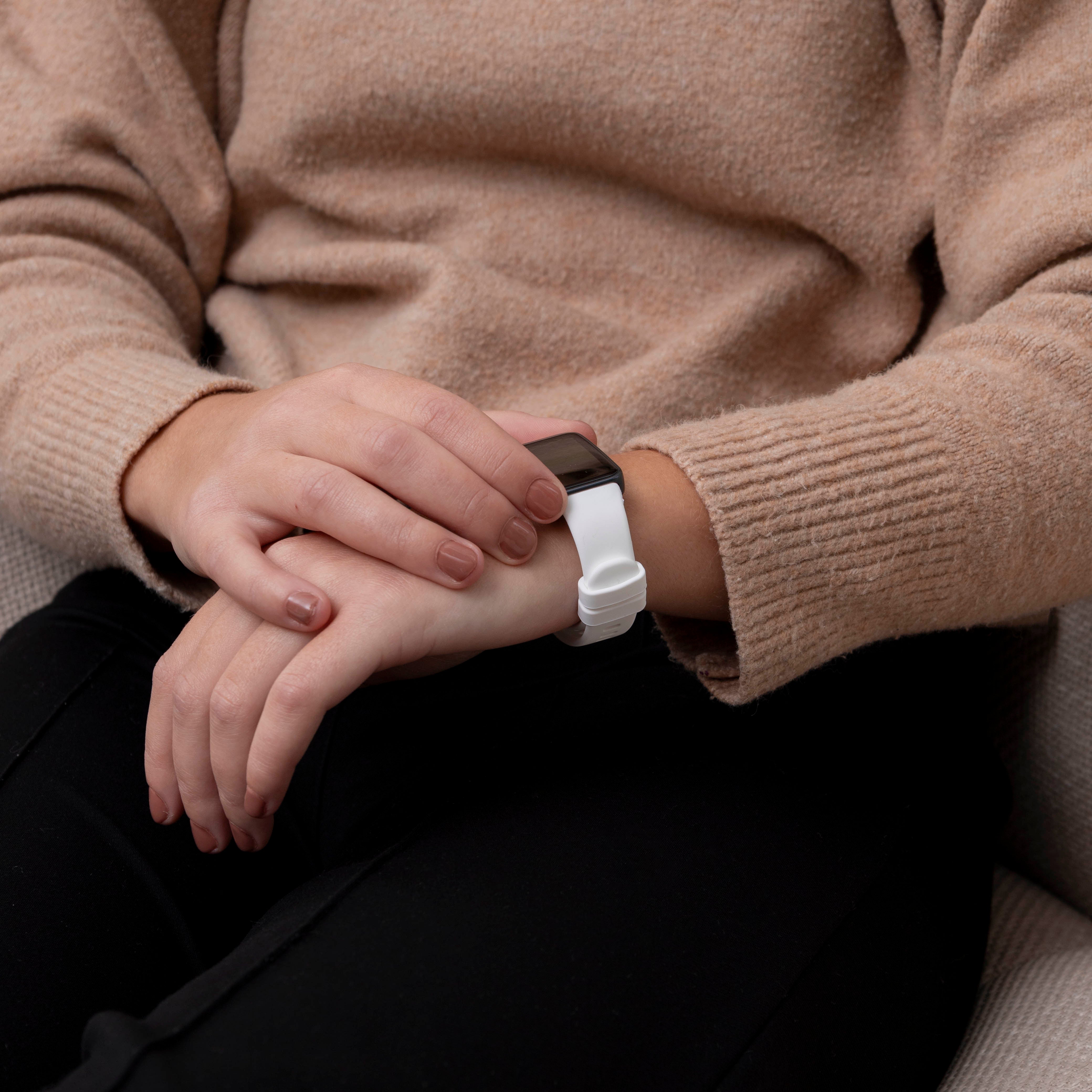 Huawei Band 10 Classic Silikonarmband (Weiß)