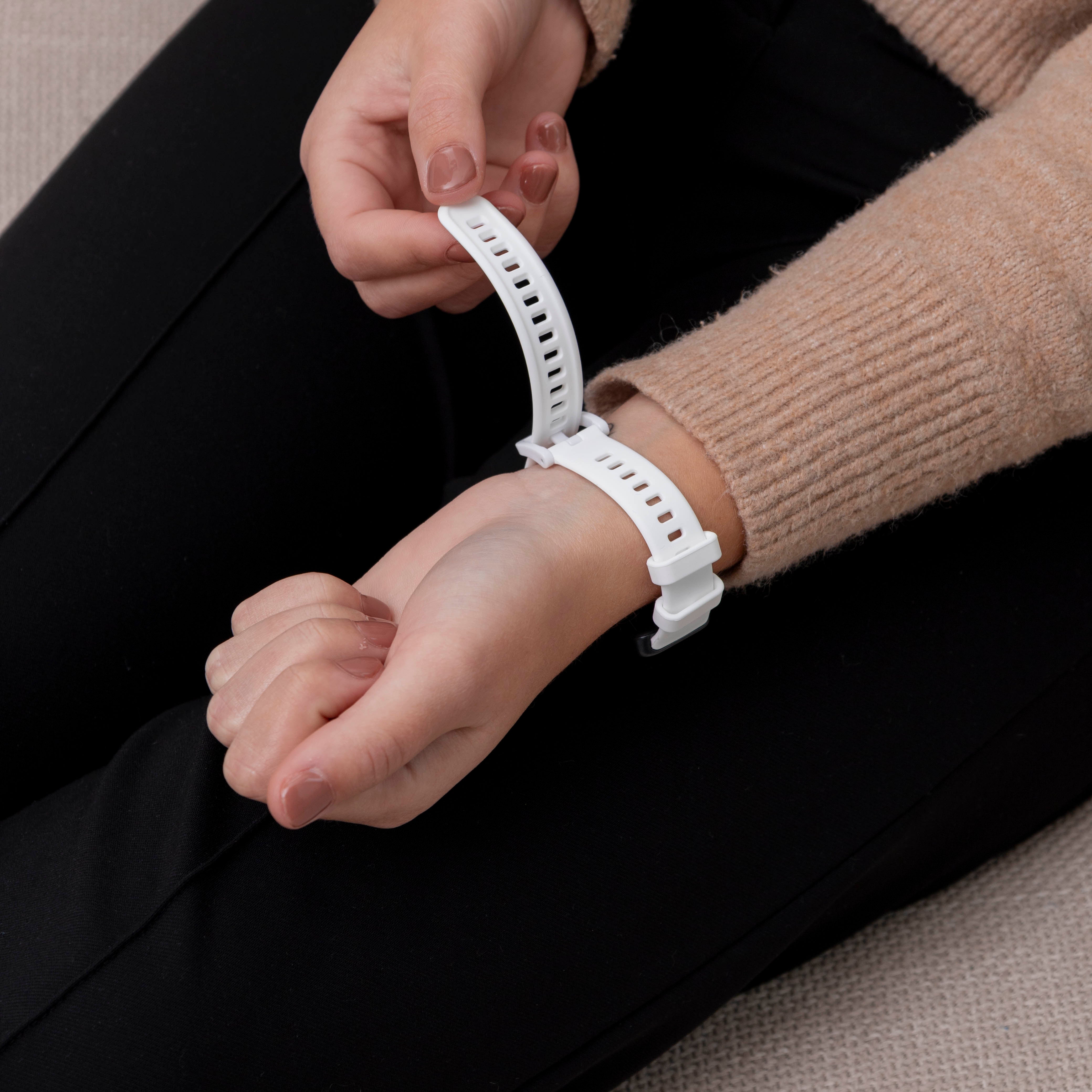 Huawei Band 10 Classic Silikonarmband (Weiß)