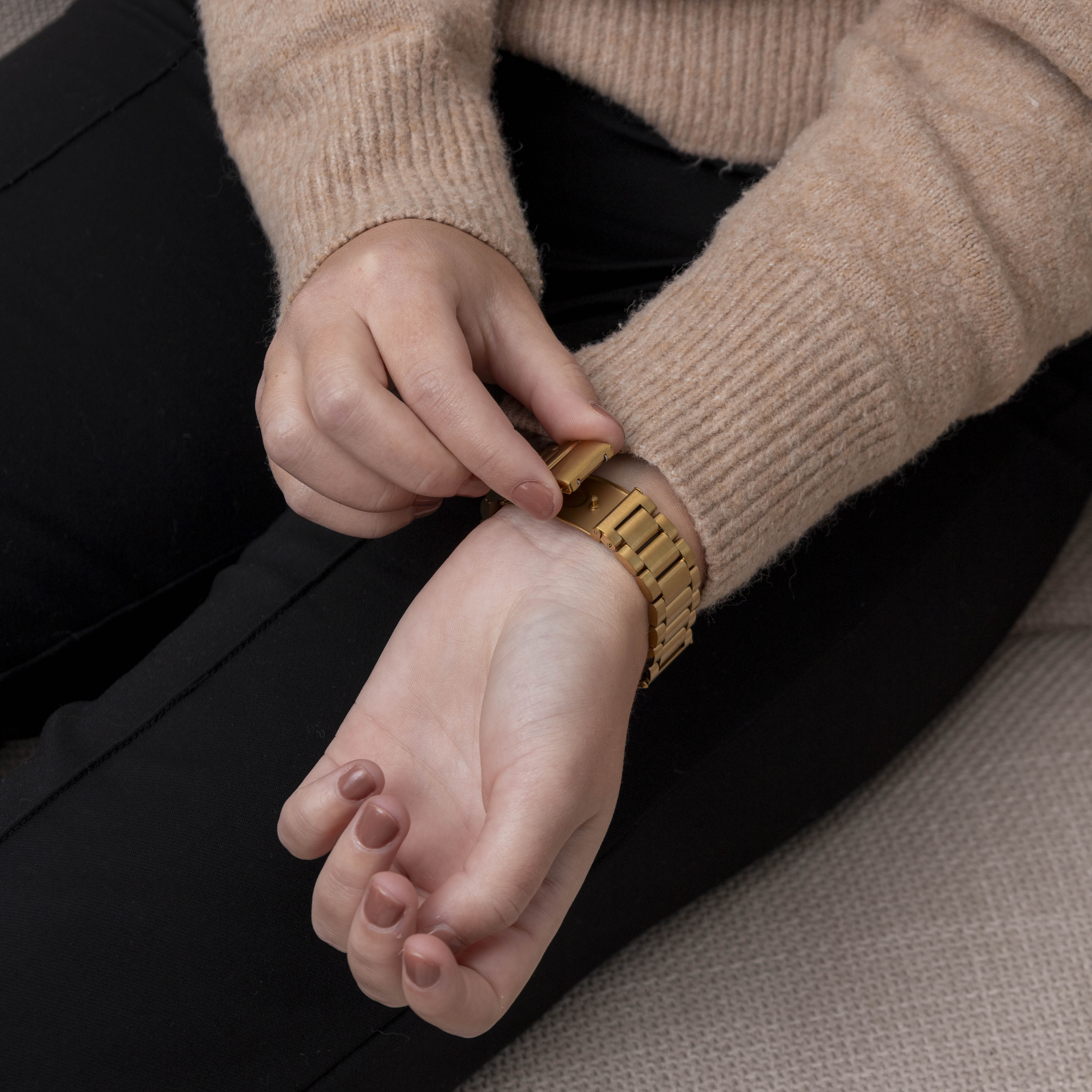 Samsung Galaxy Fit 3 Stahlarmband (Gold)