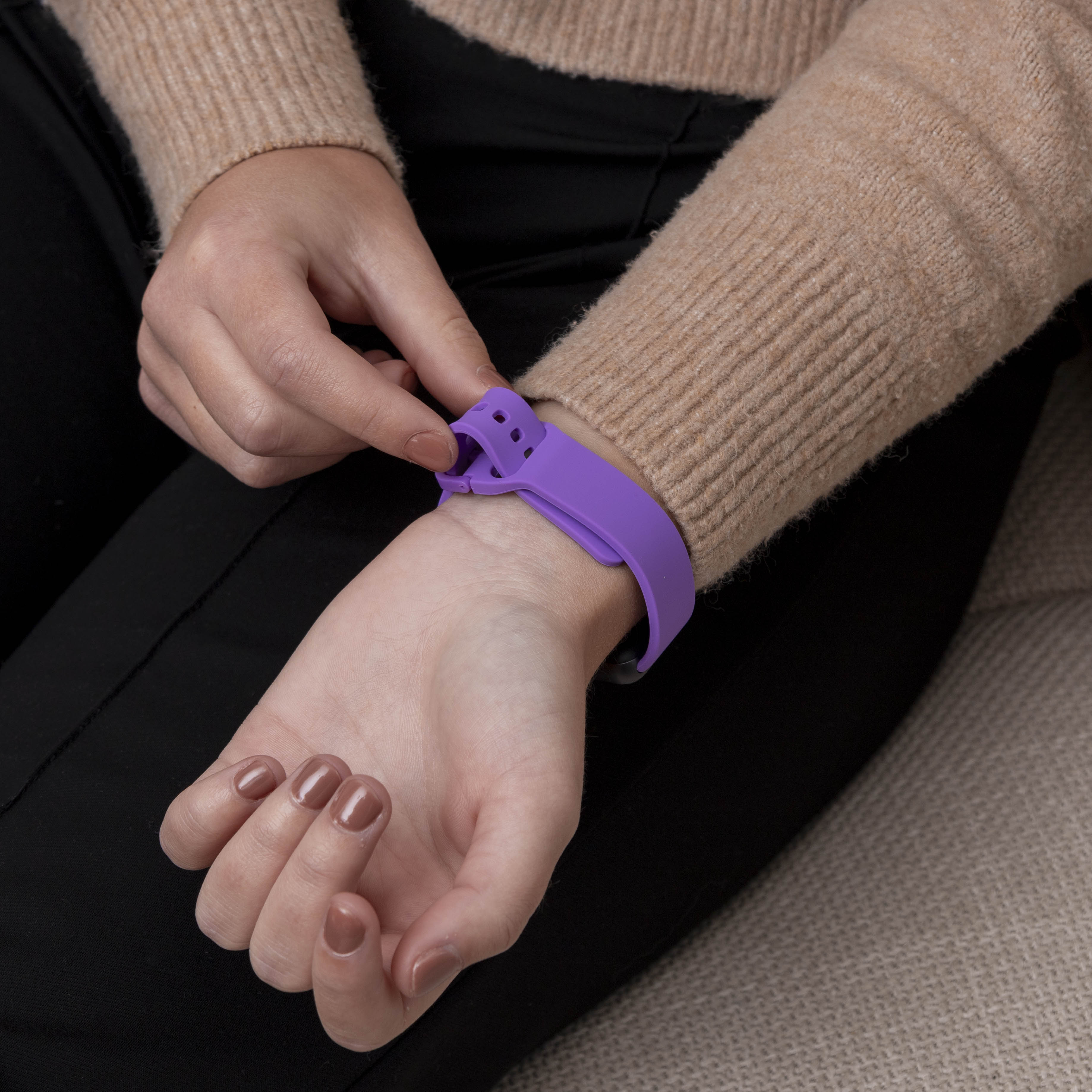 Samsung Galaxy Fit 3 Silikonarmband (Lila)