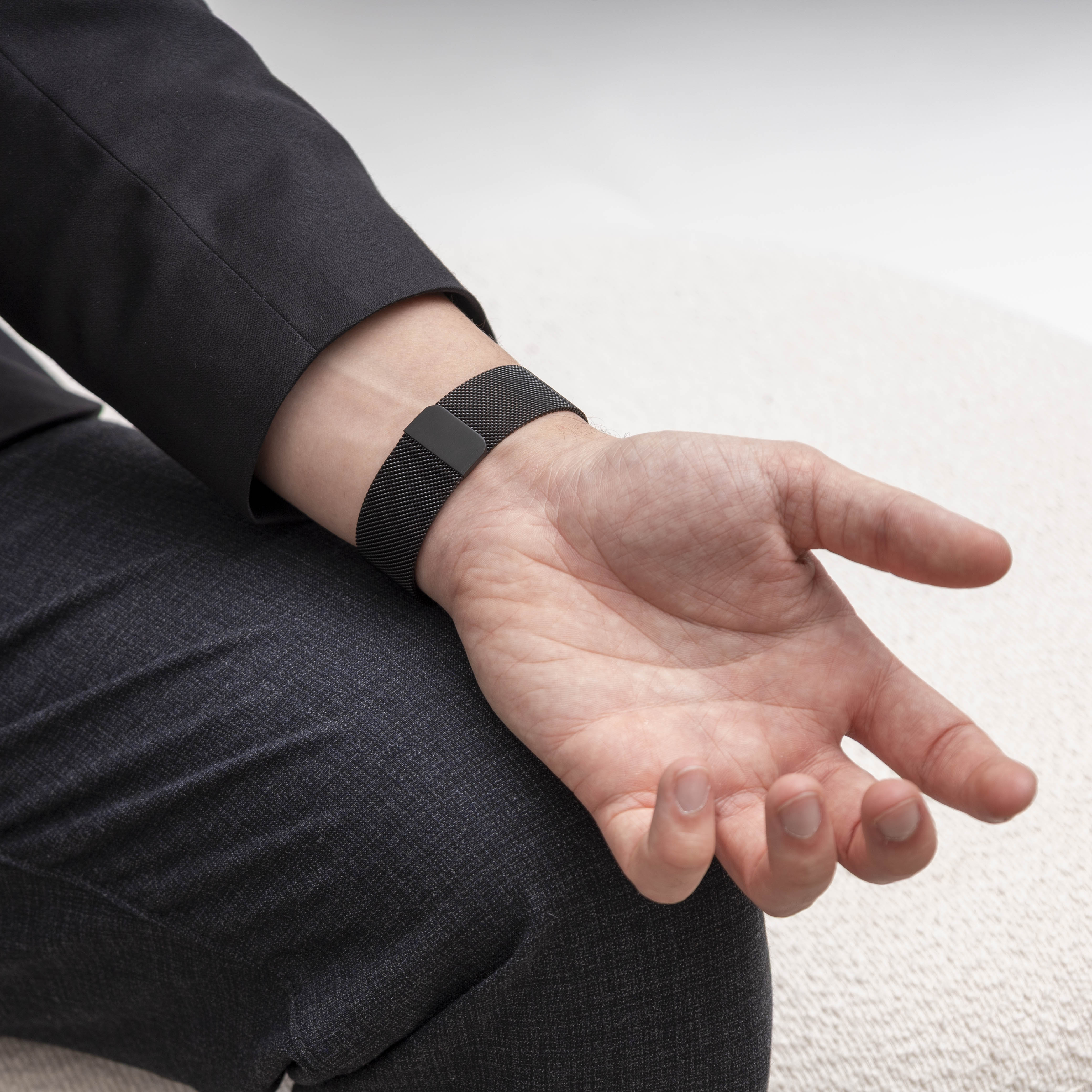 Garmin Fenix 5 (Plus)/6 (Pro) Milanese Strap (Black)