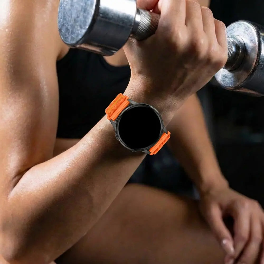 Bandz Correa nylon 'Wave' Garmin Venu 2 Plus (naranja)
