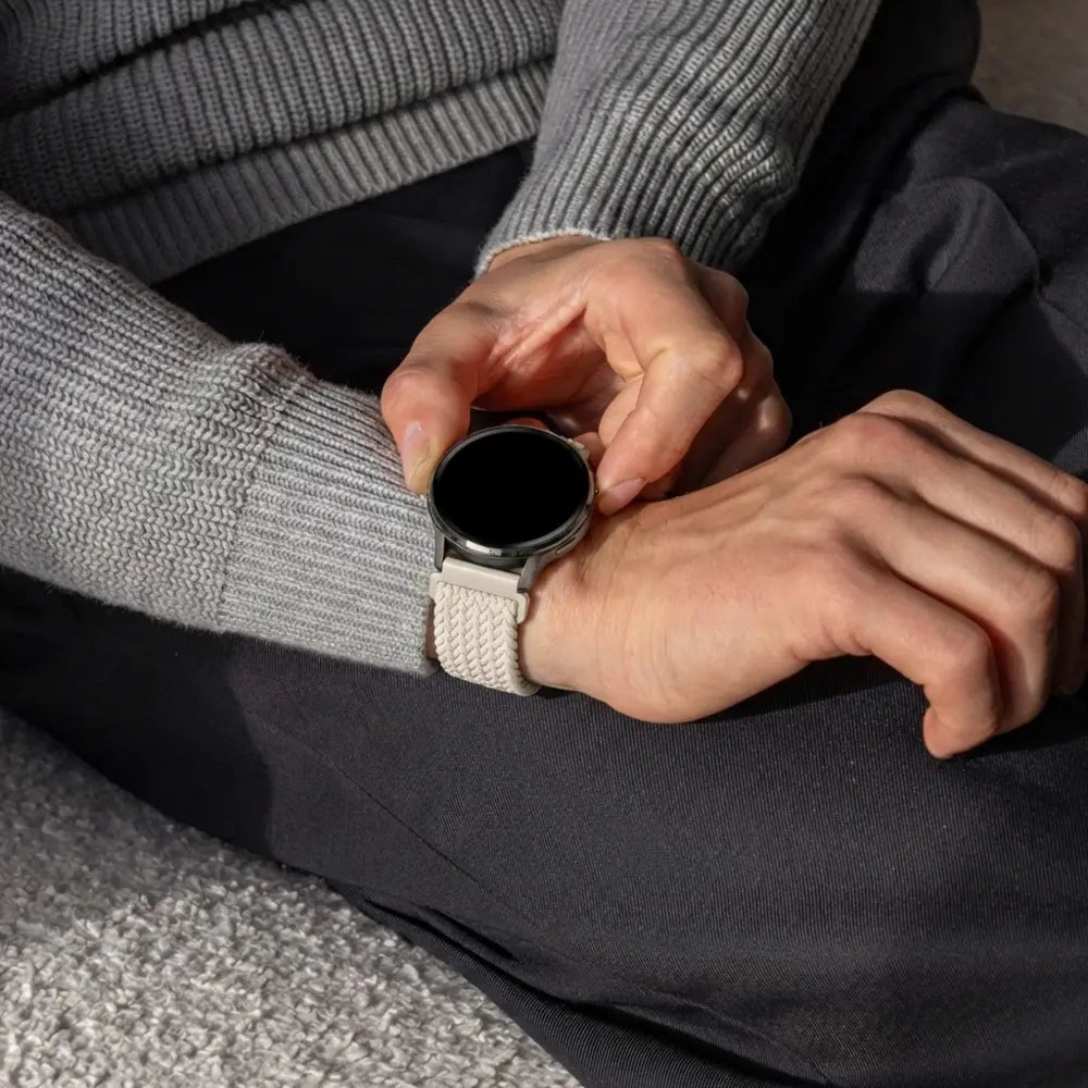 Bandz Garmin Bounce 2 Braided Strap 'Parachute' (Starlight)