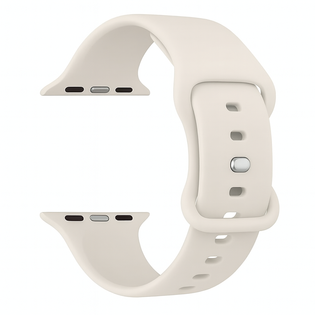 Correa silicona 'Classic' Apple Watch (beige)