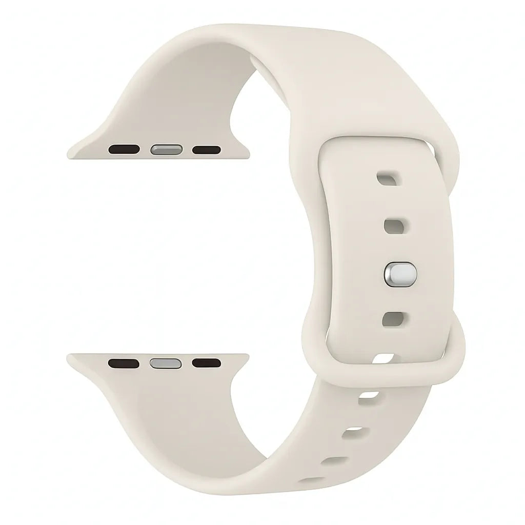 Apple Watch siliconen bandje (beige)