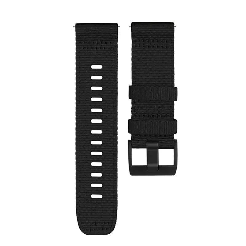 Coros Nomad Nylon-Schnallenarmband (Schwarz)