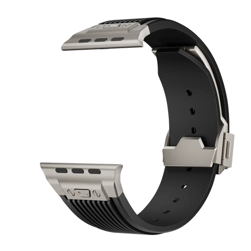 Liquid Elastic Silicone Strap, black