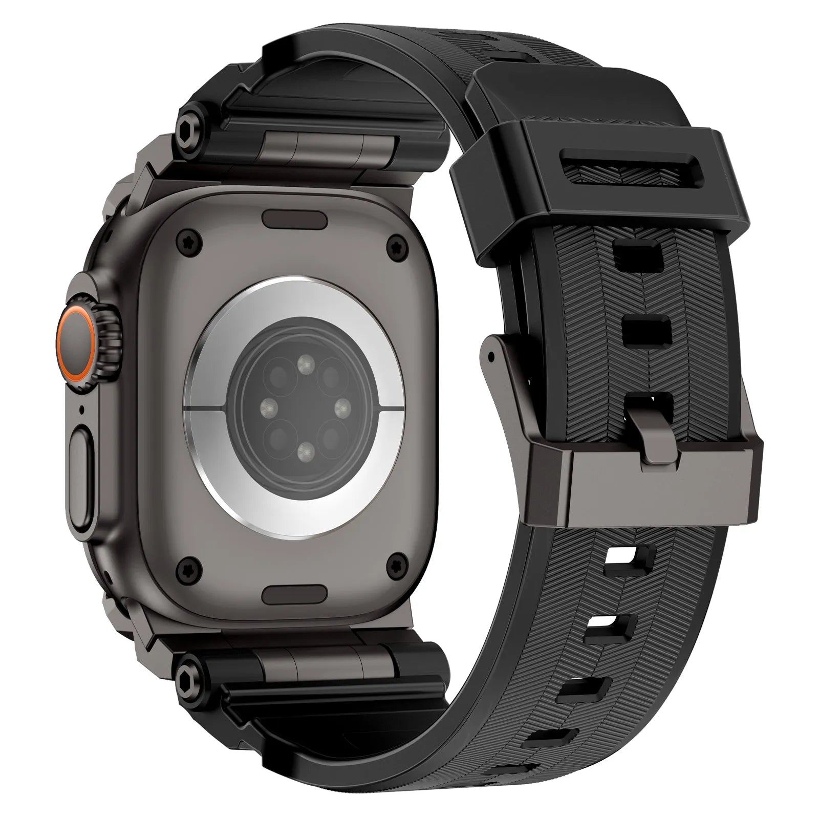 Correa silicona 'Cuatro garras' Apple Watch (negro)
