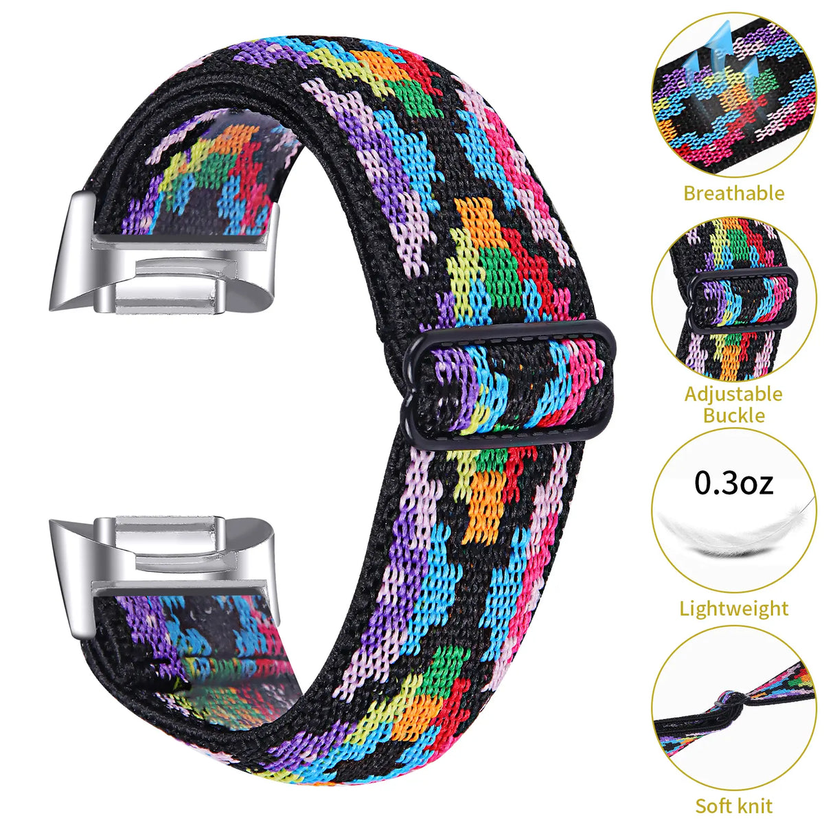 Nylon Elastic Strap, colourful