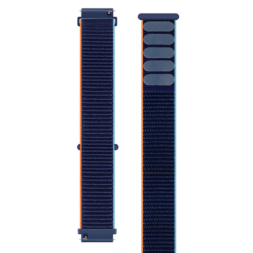 Bracelet nylon Oppo Watch X (marine bleu)