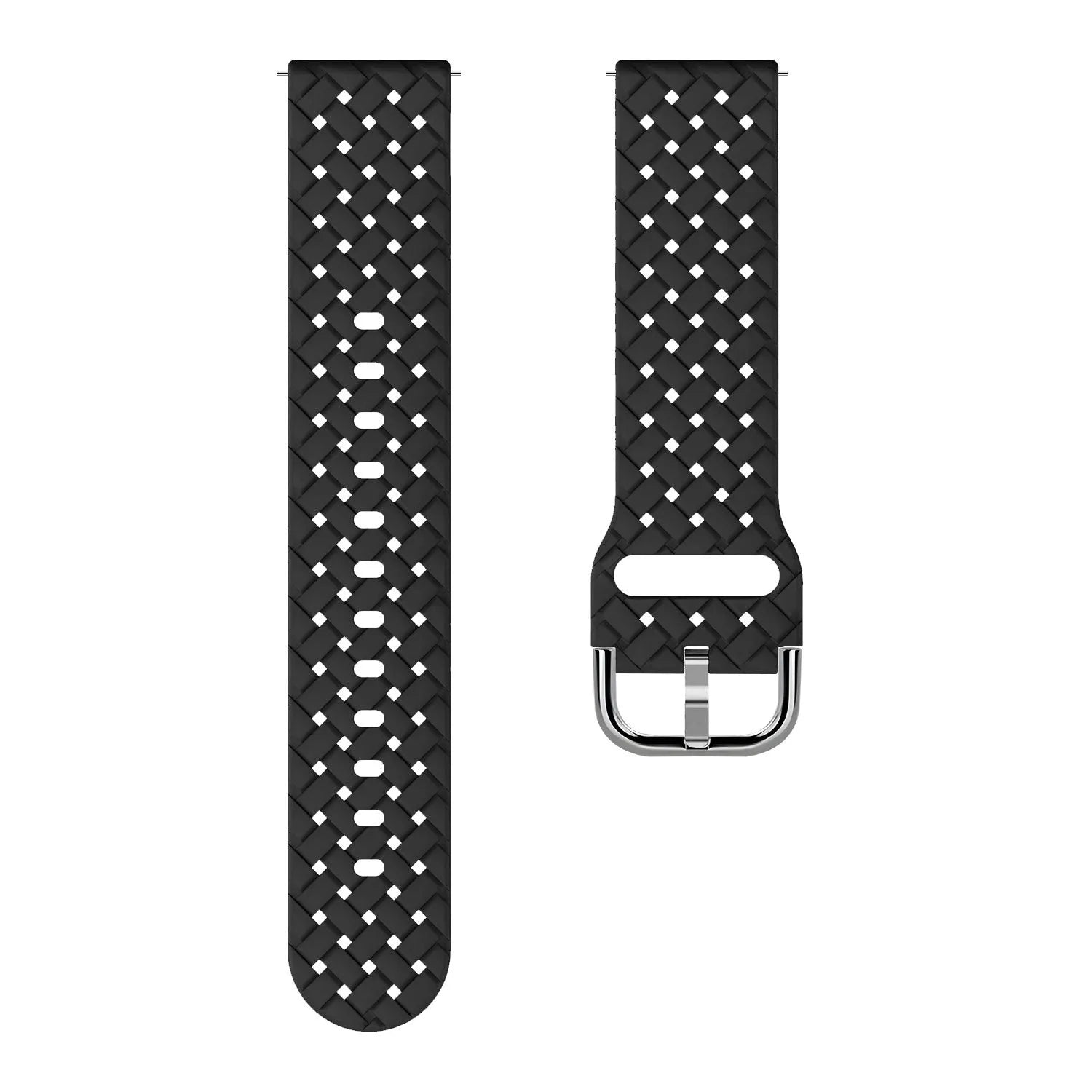 Amazfit GTS 4 Braided Silicone Strap (Black)