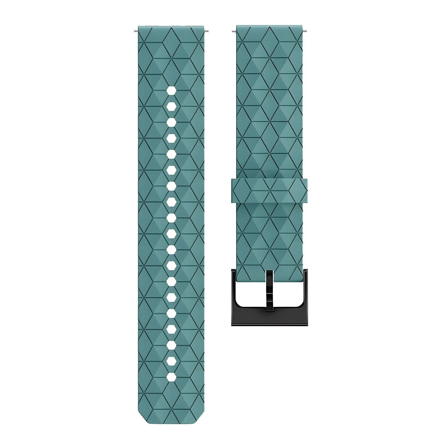 Amazfit Active Silicone Hexa Strap (Greyblue)