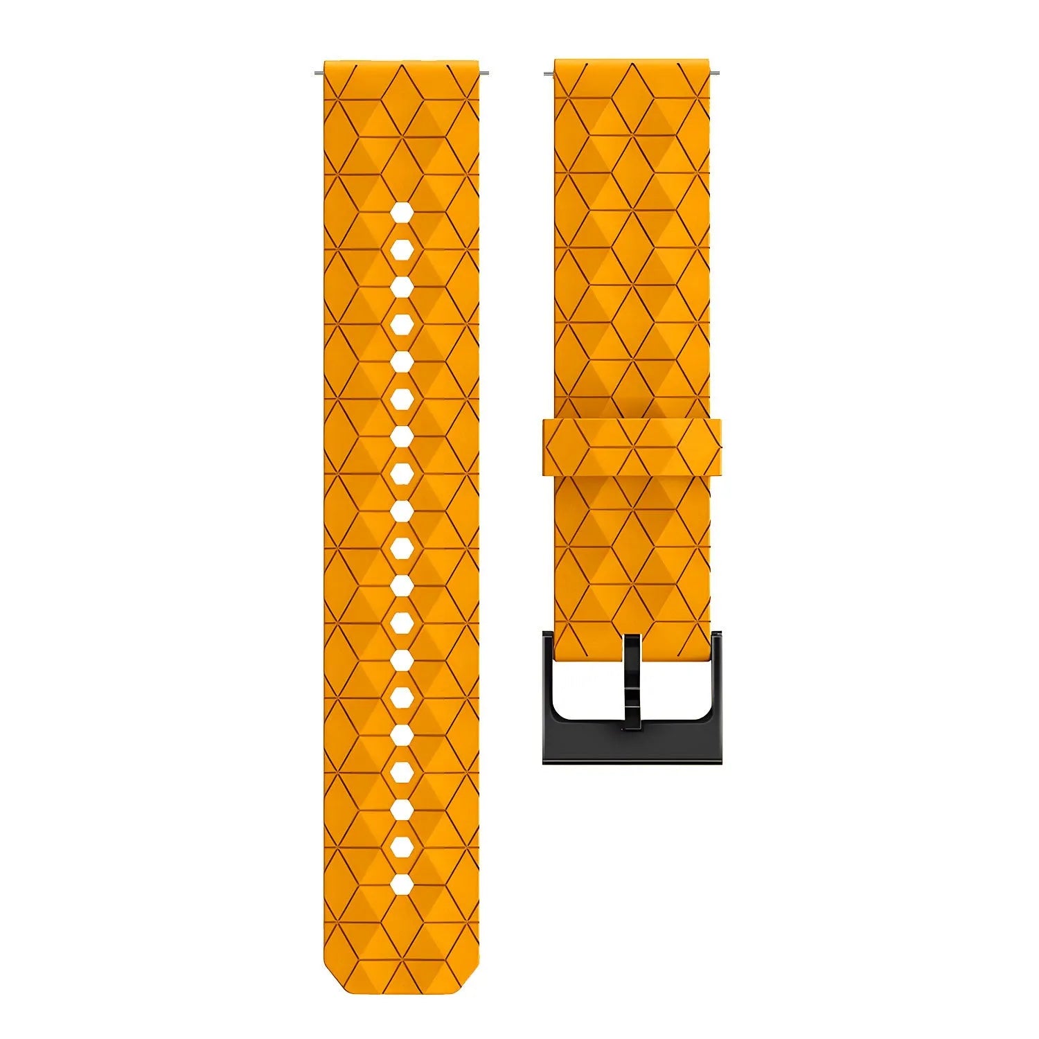 Bracelet silicone 'Hexa' Amazfit Bip U (Pro) (orange)
