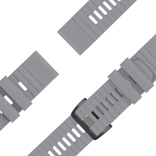 Bandz Correa silicona con hebilla Garmin Forerunner 955 (gris)
