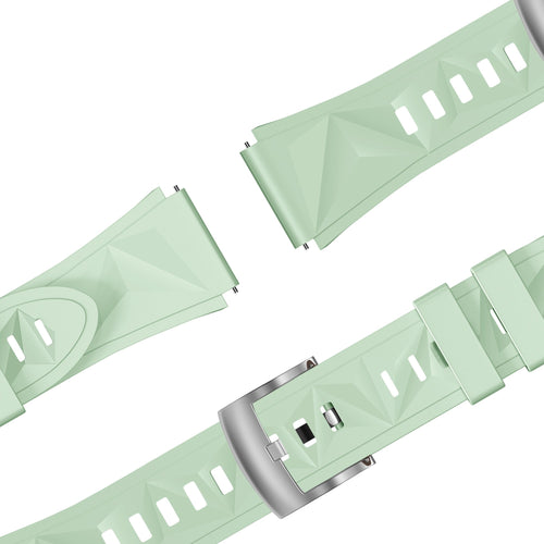 Bandz Withings ScanWatch Light siliconen band 'Easy fit' (lichtgroen)