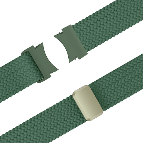 Bandz Samsung Galaxy Watch 5 - 40mm Braided Strap 'Easy Fit' (Green)