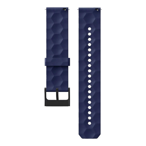 Oppo Watch X2 Silicone Hexa Strap (Dark Blue)