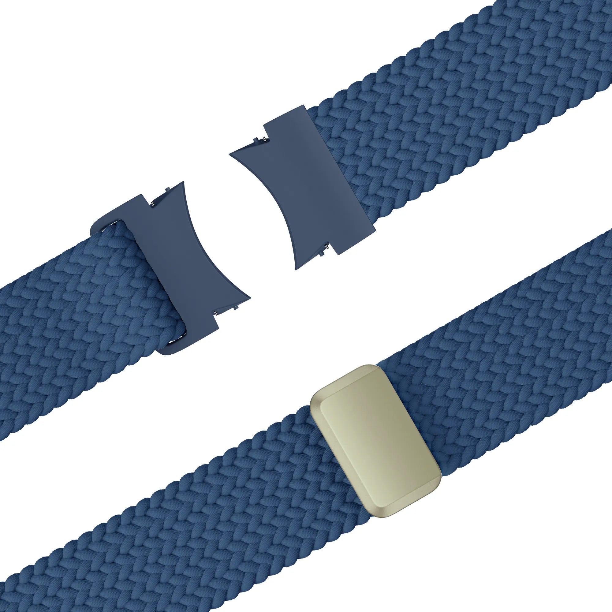 Bandz Samsung Galaxy Watch 5 - 40mm Braided Strap 'Easy Fit' (Blue)
