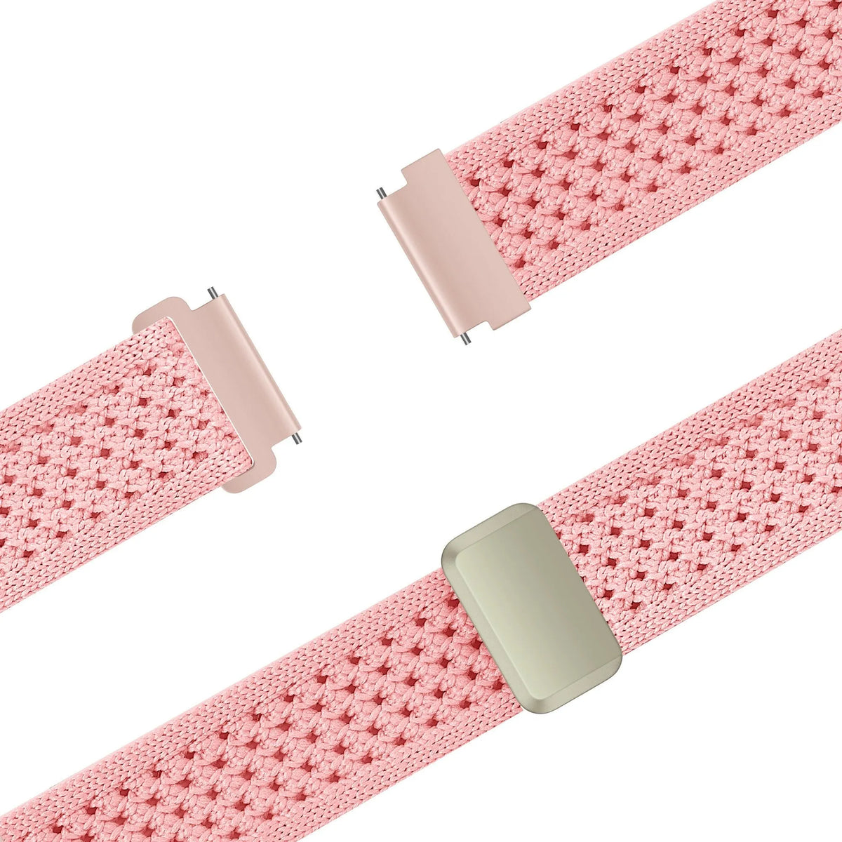 Leather Strap 'Deluxe', laid flat, separate parts, direct top view