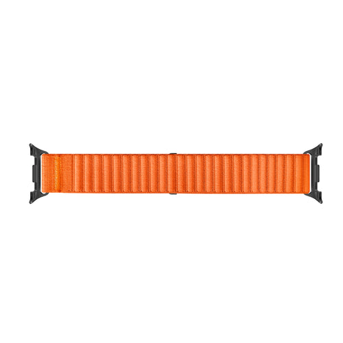  Samsung Galaxy Watch 8 - 44mm wave nylon bandje (oranje)