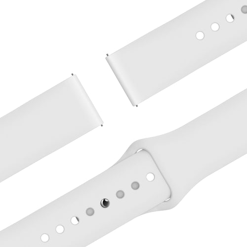 Bandz Samsung Galaxy Watch Active Sport Strap 'Easy Fit' (White)