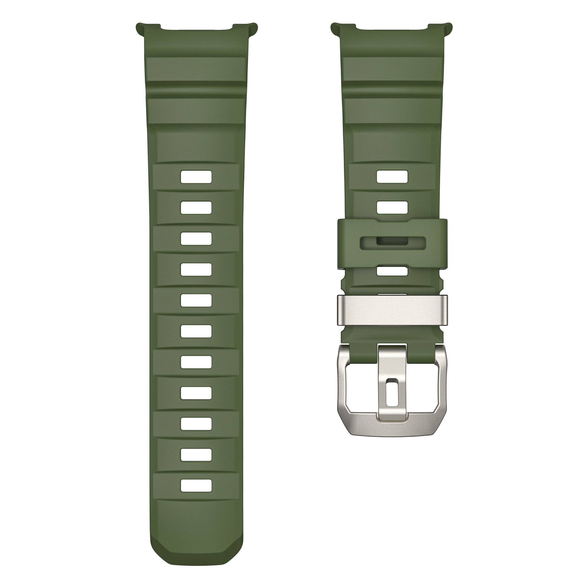 Bracelet silicone Extreme Samsung Galaxy Watch 8 Classic (vert militaire)