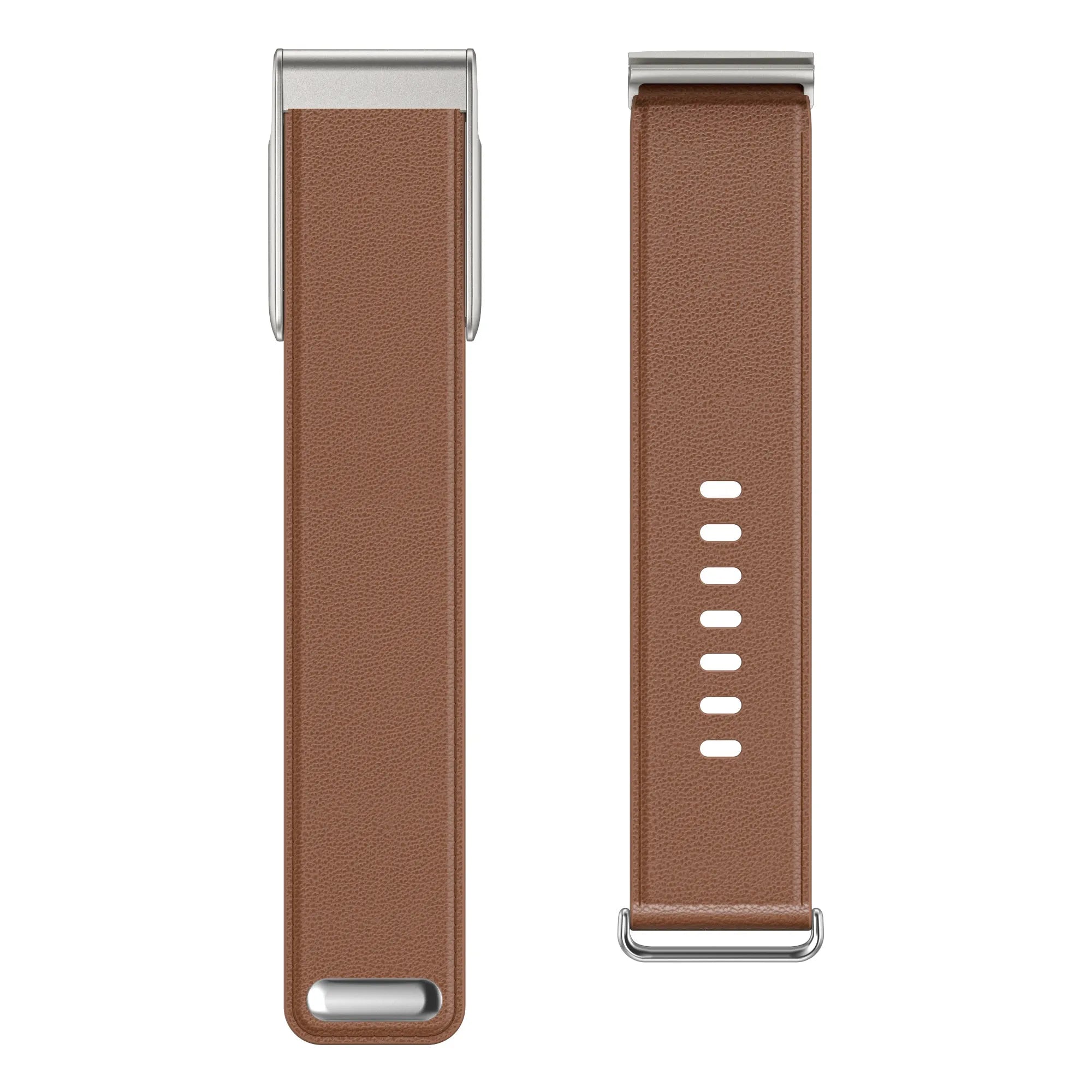 Bracelet cuir compatible avec Whoop MG (marron)