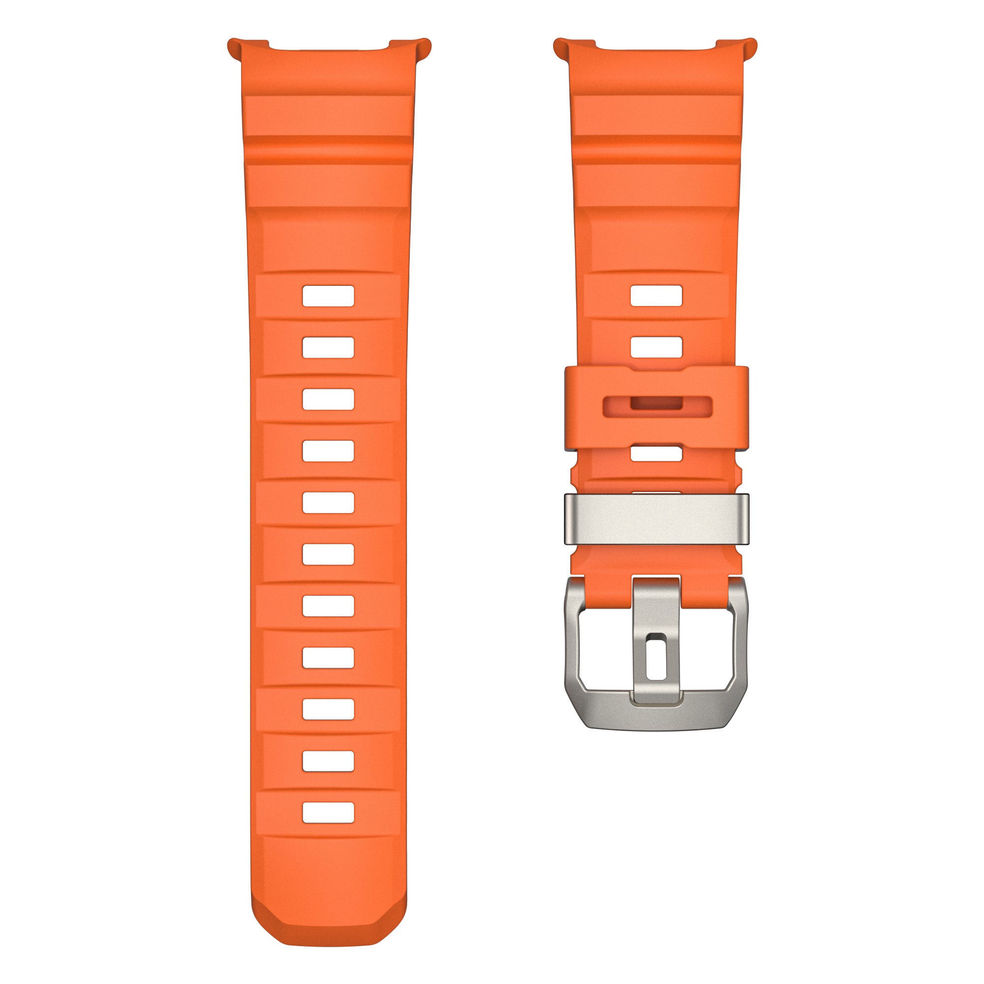 Samsung Galaxy Watch 8 - 44mm Extreme Silikonarmband (Orange)